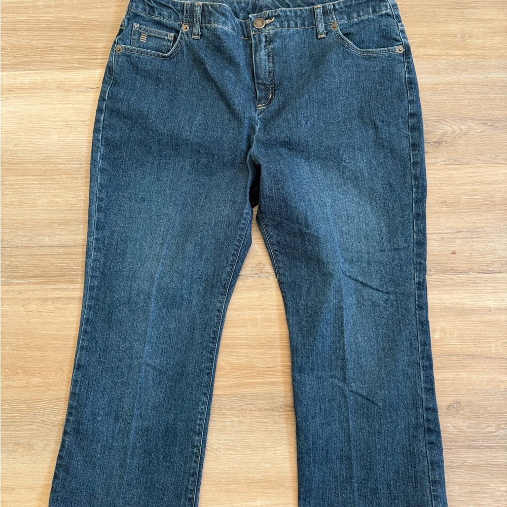 Lands Ends Women’s Jeans 16P Blue Denim